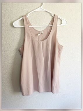 Frenchi Sleeveless Scoop Neck Tank Top - Blush